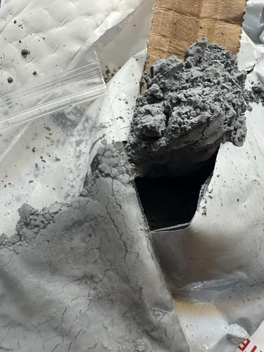 Vista 2 de Turmalina negra - 0.039 in y polvo más pequeño - 100% turmalina negra vida+amor! Protección de puesta a tierra curación! 0.039 in (1 libra)