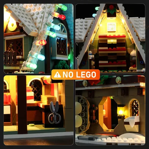 Vista 2 de LIGHTAILING Juego de luces para (modelo de bloques de construcción Elf Club House - Kit de luz LED compatible con Lego 10275 (no incluye el modelo)