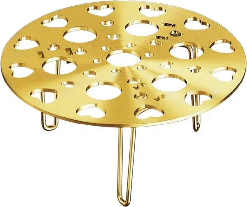 Vista 10 de Stainless Steel Steamer Rack Adjustable Dishwasher Safe