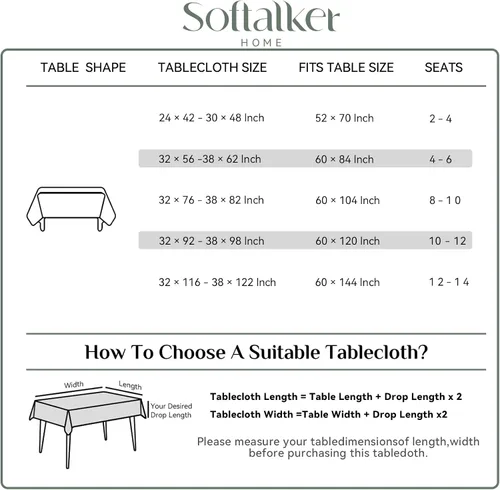Vista 7 de Softalker Mantel rectangular de jacquard, diseño de remolinos, impermeable, resistente a las manchas, sin arrugas, tela de gran peso para Beige