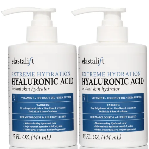 Vista 10 de Elastalift Suero de colágeno para la cara + crema corporal de colágeno y crema hidratante facial, paquete de 2 piezas para el cuidado de la piel