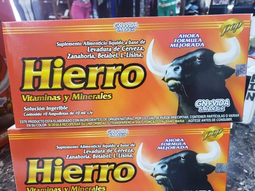 Vista 5 de Hierro Vitaminas y Minerales-Suplementos Líquidos - Hierro Vitaminas y Minerales (10)