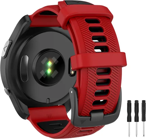 Vista 10 de OVERSTEP Compatible con Garmin Forerunner 965, 955, 945, 935, bandas intercambiables de 0.866 pulgadas de ancho para Fenix 7, Fenix 6 GPS, Fenix 5