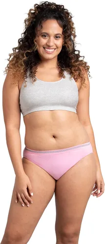 Vista 2 de Fruit of the Loom Eversoft - Calzones de algodón para mujer, sin etiquetas, transpirables