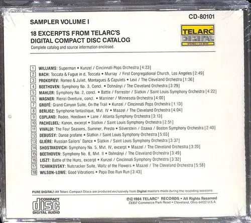 Vista 2 de Telarc Sampler 1