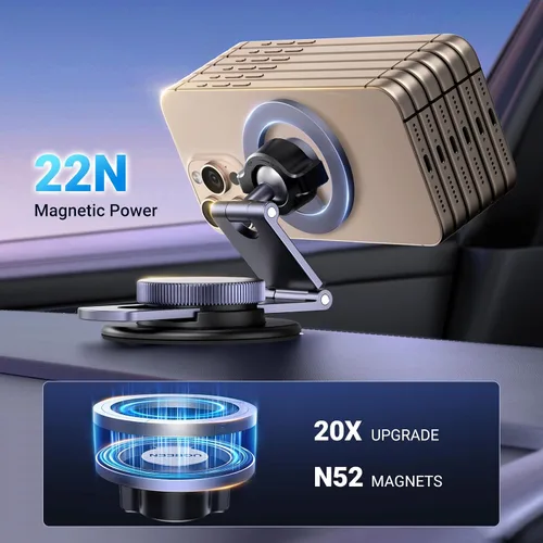 Vista 8 de UGREEN Paquete de soporte para teléfono de coche con rotación magnética de montaje de coche Magsafe