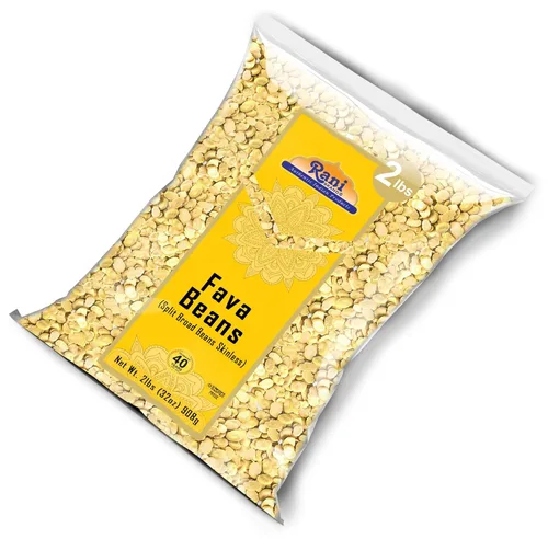 Vista 8 de Frijoles Rani Fava (sin piel), 32 onzas (2 libras) 32.03 oz ~ Todo natural Apto para gluten Sin OMG Kosher Vegano Producto de Estados