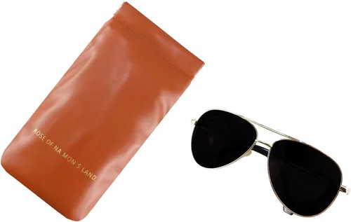 Vista 3 de Kososuru Soft PU Leather Anti-scratch Eyeglasses Case, Portable Waterproof Squeeze Top Sunglasses Case For Women Men