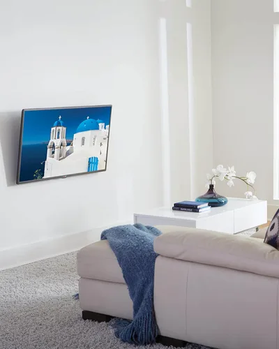 Vista 2 de Soporte de pared universal inclinado para TV de 32 a 55 pulgadas hecho para Amazon y compatible con televisores Amazon Fire
