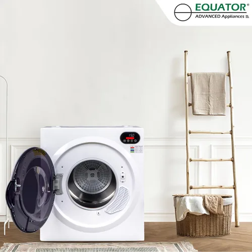 Vista 6 de Equator Secador de sensor ventilado corto ultracompacto 2.6cf/10lb LED Ops 110V/1400W en blanco