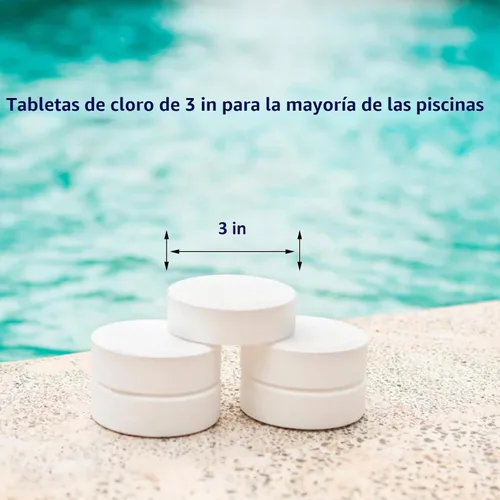 Vista 2 de PROFELIZ Tabletas de cloro de 3 pulgadas, desinfectante de piscina