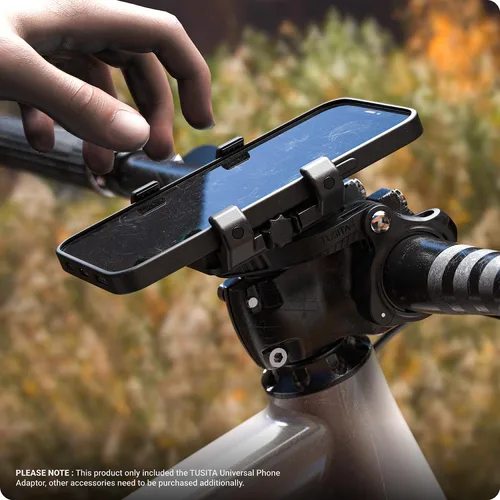 Vista 6 de TUSITA Soporte para teléfono de bicicleta compatible con Garmin Mount, 4.0"-6.9