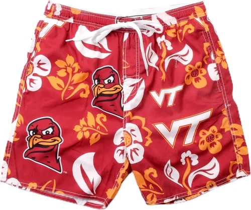 Vista 12 de Wes and Willy NCAA Traje de baño floral para hombre