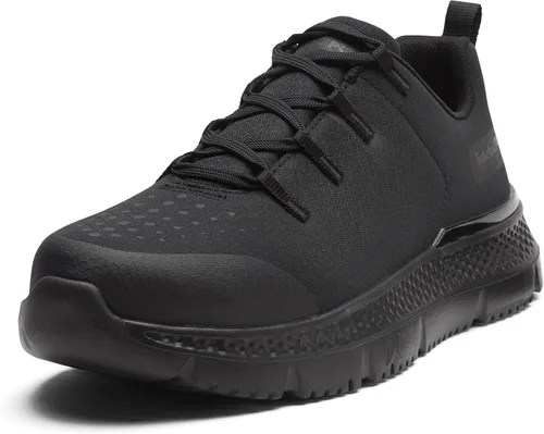 Vista 13 de Timberland PRO Intercept - Zapatos de trabajo deportivos industriales con punta de seguridad 2-Gris/Rojo