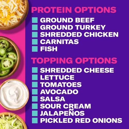 Vista 7 de Taco Bell Conchas crujientes para tacos (caja de 12 unidades)