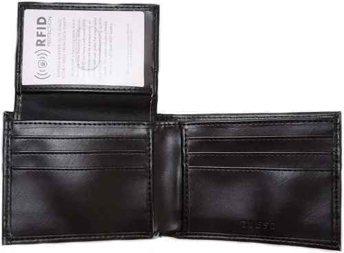 Vista 2 de Guess - Cartera para hombre con tarjeta de crédito, diseño RFID