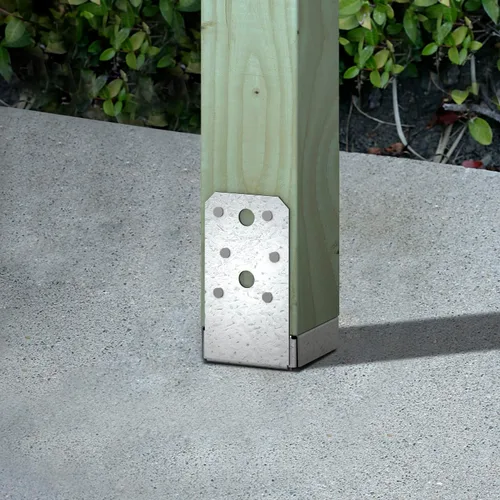 Vista 11 de Simpson Strong-Tie ABU44Z ABU ZMAX Base de poste ajustable galvanizada para 4x4