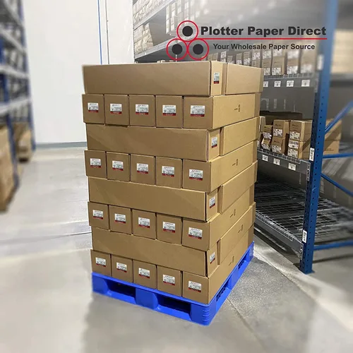 Vista 7 de Plotter Paper Direct Papel trazador blanco recubierto de 24 pulgadas x 100 pies, 36 libras, núcleo de 2 pulgadas, blanco brillante 92