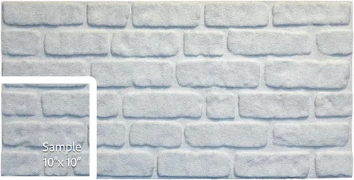 Vista 21 de Dundee Deco Paneles de pared 3D de ladrillo sintético, revestimiento, paneles de pared con aspecto de piedra gris, revestimiento de espuma
