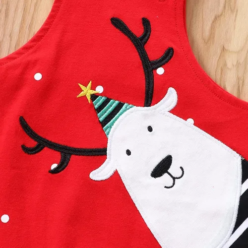 Vista 7 de VINUOKER Ropa de Navidad para bebé, conjuntos de ropa de Navidad para Año Nuevo, 3 piezas, conjuntos de ropa infantil