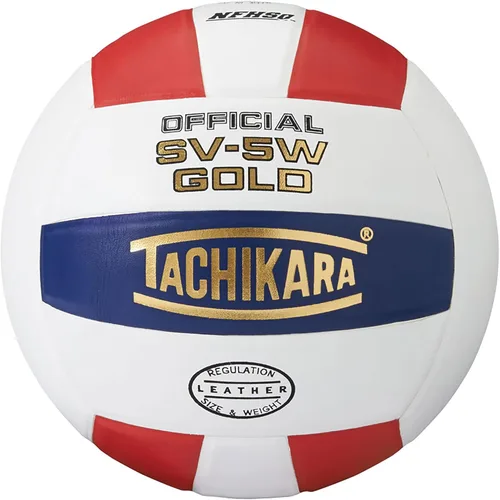 Vista 7 de Tachikara SV5W Gold Pelota de vóley premium, de competición, de piel.