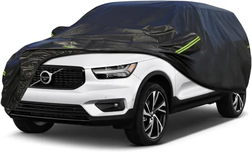 Vista 100 de KouKou Funda impermeable para automóvil SUV adecuada para BMW X1 de 2009 a 2025, 7 capas a prueba de viento para todo tipo de clima, cubierta