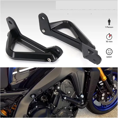 Vista 2 de Cubierta de protección protetiva para motos MT-09 MT09 SP 2021 2022 compatible con MT-09 MT09 SP Protector de parachoques Tracer 9 GT