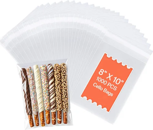 Vista 11 de joybest Paquete de 1000 bolsas de celofán transparentes de 3 x 5 pulgadas