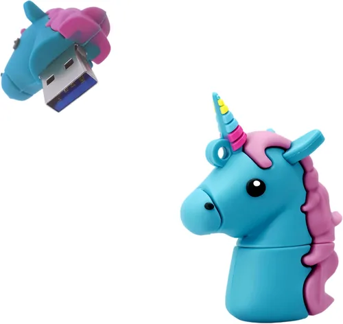 Vista 12 de USB 3.0 Flash Drive - Pen drive con forma de lápiz labial, memoria de alta velocidad, collar brillante con bolsa de joyas, gran regalo, Rosado Heart
