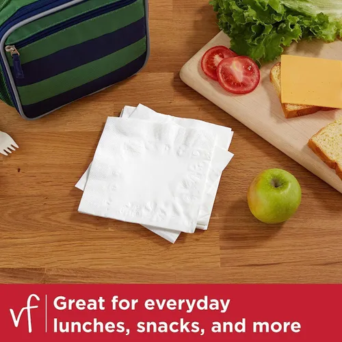 Vista 5 de ONDAGO Vanity Fair - Servilletas de papel para uso diario, 110 servilletas desechables de 2 capas (paquete de 3), 330 en total