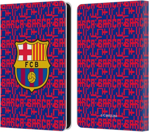 Vista 13 de Head Case Designs Funda de piel con licencia oficial del FC Barcelona Barca Crest Graphics compatible con Kindle Paperwhite 5 (2021)