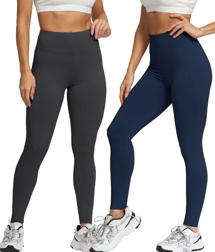 Vista 2 de Natural Feelings Leggings de cintura alta para mujer, ultra suaves, elásticos, opacos, ajustados, para yoga, talla única y talla grande