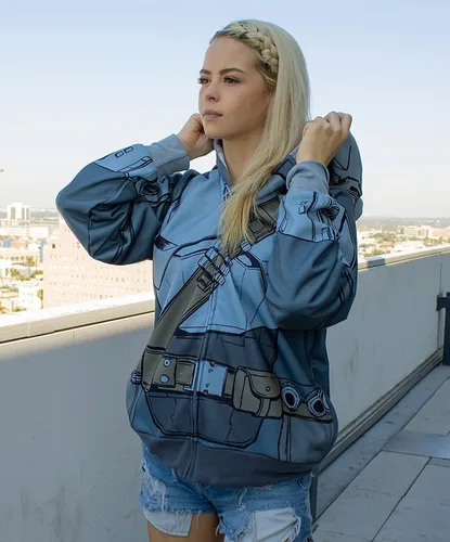 Vista 5 de STAR WARS Sudadera con capucha para disfraz de Mandalorian