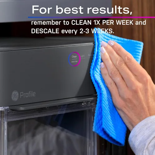 Vista 10 de GE Profile Opal 2.0 Máquina de hielo de pepitas de encimera Máquina de hielo con conectividad WiFi Esenciales de cocina inteligentes