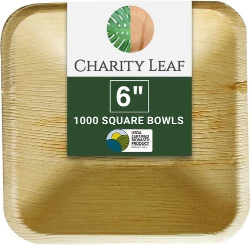 Vista 10 de Cuenco redondo desechable de bambú de 4 pulgadas (50 piezas) Bambú Todo natural y biodegradable Tablas de embutidos, barbacoas y fiestas