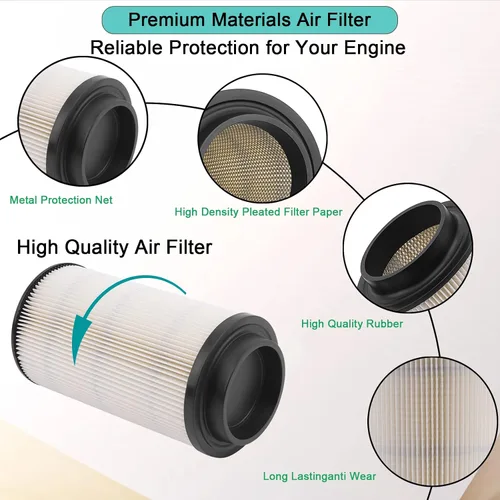 Vista 2 de 7080595 Filtro de aire 2520799 3084963 Filtro de aceite para Polaris Sportsman 335 400 450 500 EFI HO Magnum 325 2x4 500 4x4 Trail Blazer 330 Trail