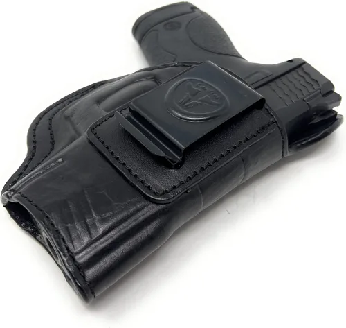 Vista 7 de Funda de Cuero Premium IWB Cardini - Glock 26, 27 y Sig P365XL, Taurus G3C y Walther P99