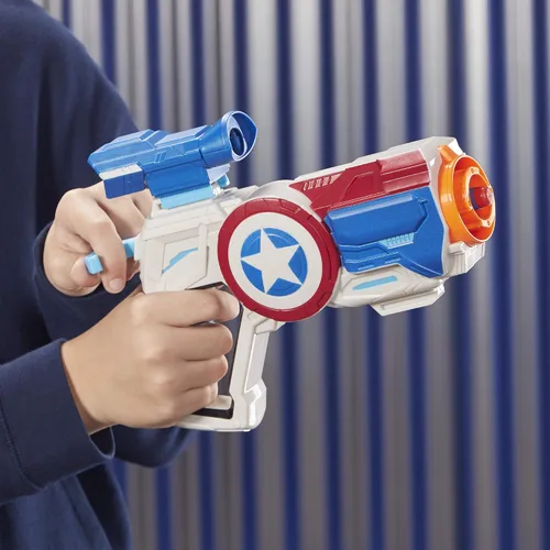 Vista 5 de Avengers: Endgame Nerf Capitán América Ensamblador Gear