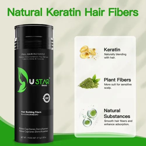 Vista 2 de Ustar Fibras abultadas para el cabello Auburn Quality Matches Toppik 0.97 oz 0.97oz