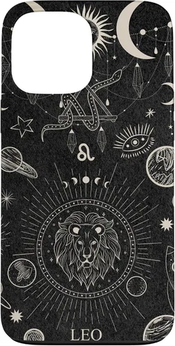 Vista 24 de Galaxy Zodiac Sign Astrological Celestial Aesthetic Leo Case for iPhone 17