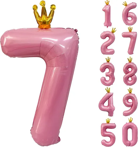 Vista 162 de Globos gigantes de helio de aluminio de 40 pulgadas, color negro, globos digitales grandes del número 0 para decoración de fiesta de cumpleaños