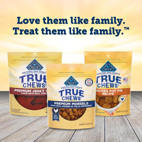 Vista 9 de Blue Buffalo True Chews - Mordiscos Premium Naturales para Perros, Receta de Pollo, Bolsa de 11 onzas