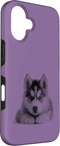 Vista 3 de Chic Husky Puppy for Dog Mom and Paw Parents Case for iPhone 16