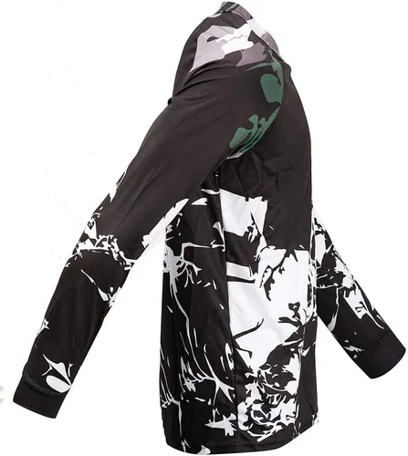 Vista 5 de Weimostar Camiseta de ciclismo para hombre, camiseta de manga larga, bicicleta de montaña, motocicleta, ropa de bicicleta al aire libre