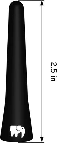 Vista 2 de ONE250 Antena de núcleo de cobre de goma corta de 2.5 pulgadas, compatible con Mazda MX-5 Miata (2006-2024), Mazda2 (2002-2016), Mazda3 (2002-2013)