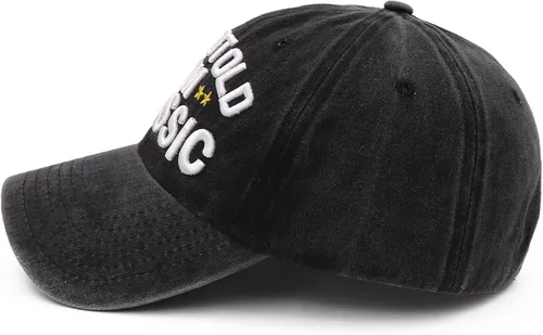 Vista 4 de Divertidos regalos de jubilación o cumpleaños sombreros para hombres y mujeres, gorra de béisbol clásica I'm Not Old Regalos para papá, abuelo
