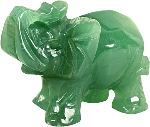 Vista 9 de Lucky Wealth - Estatua de elefante Feng Shui, figura coleccionable de resina con tronco levantado, regalo de elefante de buena suerte para mujeres