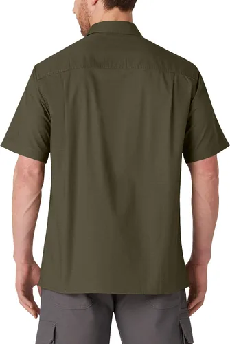 Vista 2 de Dickies Men's Short Sleeve Ripstop Work Shirt