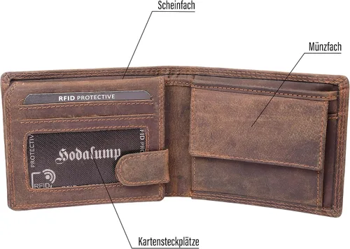 Vista 4 de Hodalump Carteras para hombre, Premium Hodalump 1173, Vintage