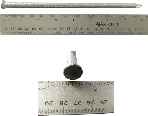 Vista 2 de (10) 80d - Clavos galvanizados con punta